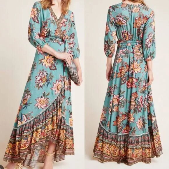 Farm Rio for Anthropologie Viera Wrap Dress l Size 3X